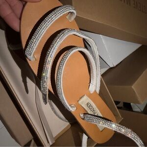 Steve Madden wrap around sandals